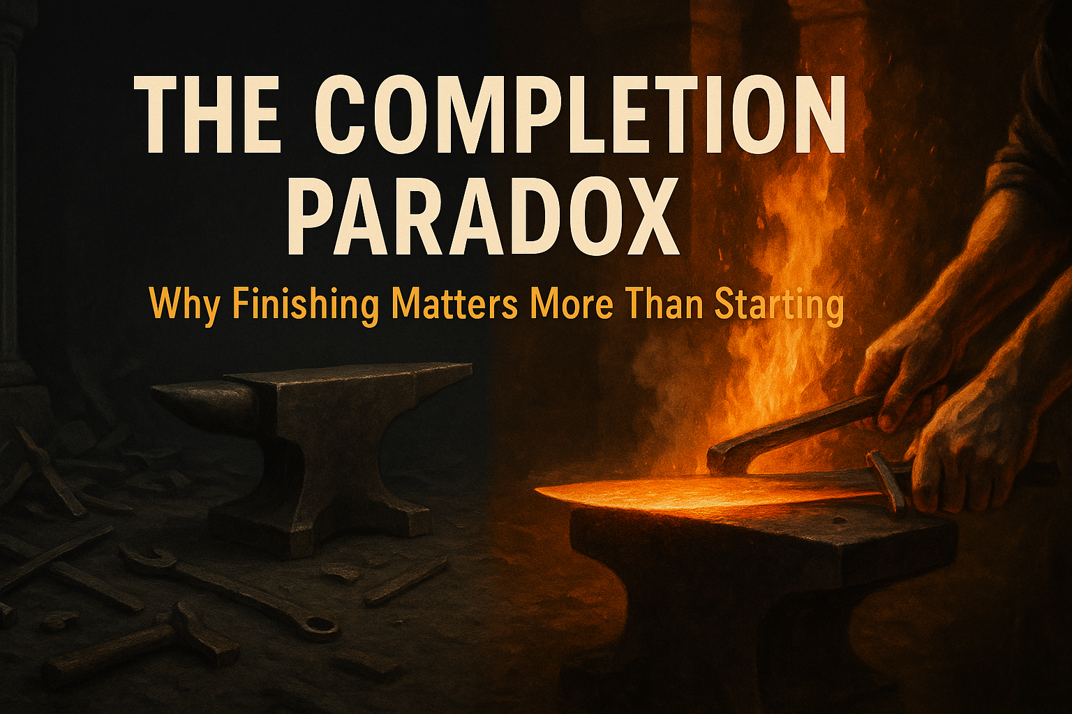The Completion Paradox: Why Finishing Matters More Than Starting