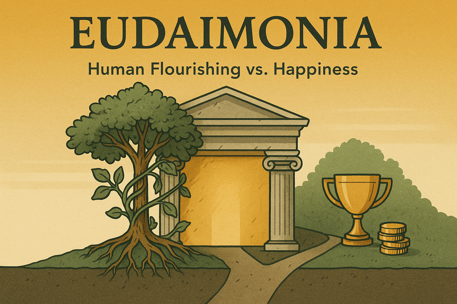 Eudaimonia: Human Flourishing vs. Happiness in Modern Leadership