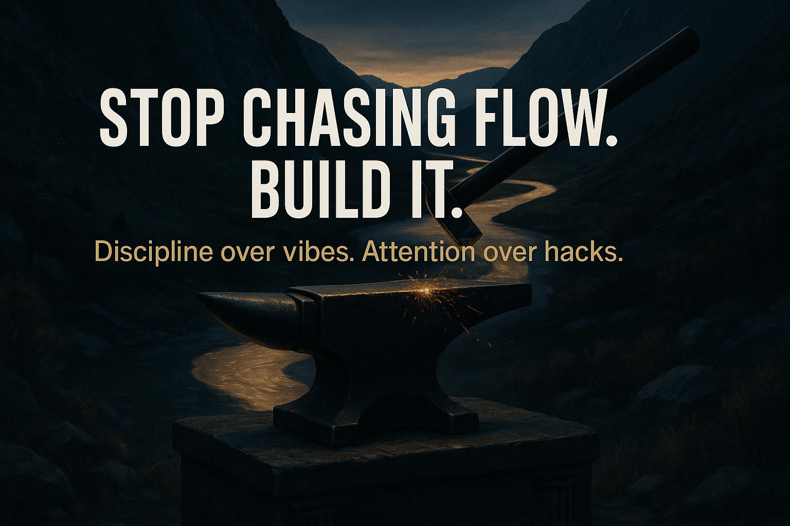 Stop Chasing Flow. Build It.