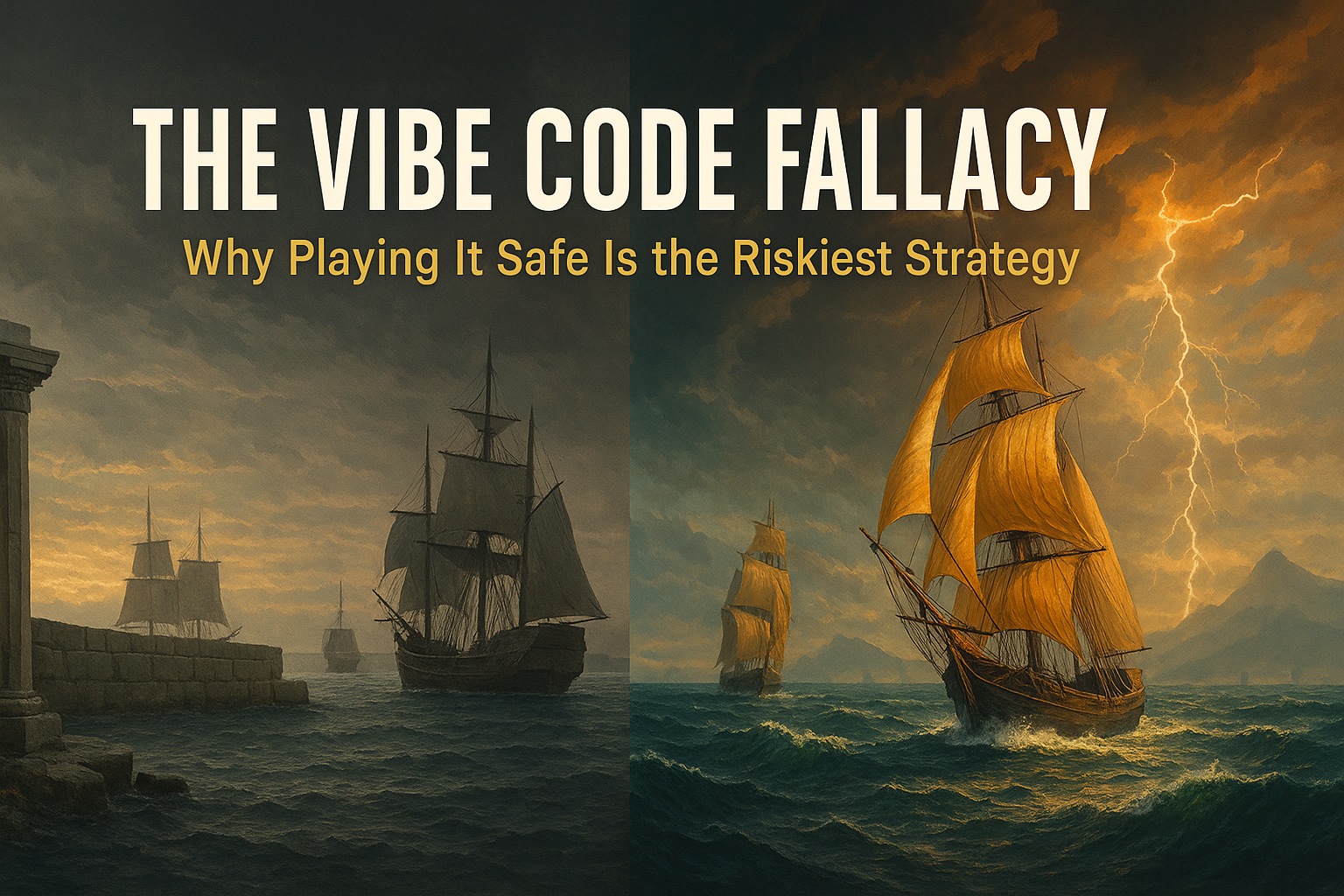 The Vibe Code Fallacy: Why Playing It Safe Is the Riskiest Strategy